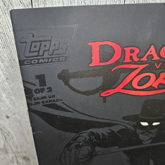 Dracula Versus Zorro #1 Topps Comic Comics Book 1993 Dracula Vs. Zorro - Picture 6 of 10